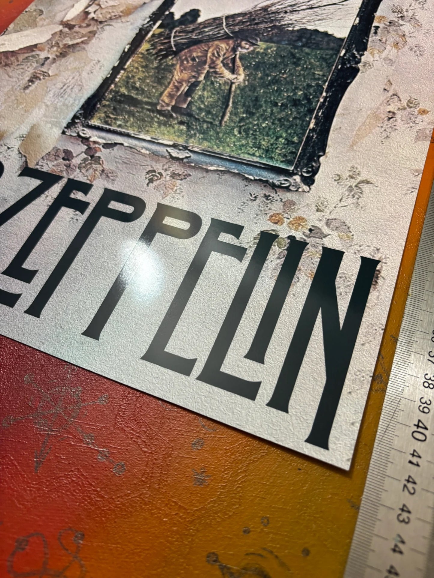 LED ZEPPELIN - IV - Symbios Design - Rare Glossy Print