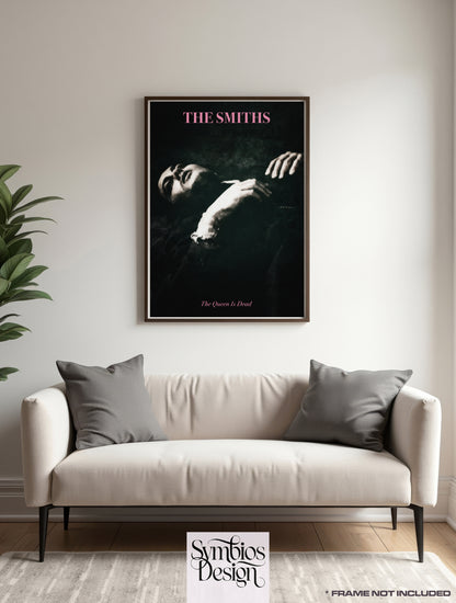 The Smiths - The Queen Is Dead - Rare Music Poster,  Music Decor, Band Memorabilia, Music Lover Gift