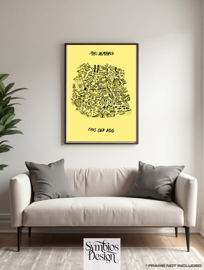 MAC DEMARCO - This Old Dog  - Music Poster,  Music Decor, Band Memorabilia, Music Lover Gift