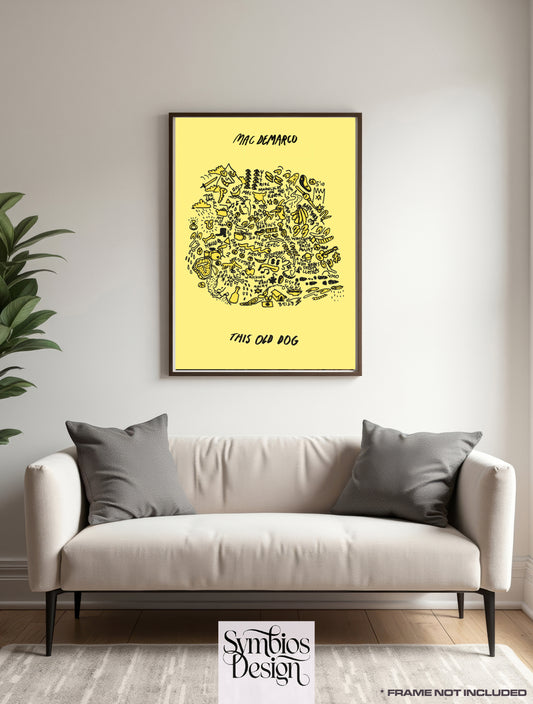 MAC DEMARCO - This Old Dog  - Music Poster,  Music Decor, Band Memorabilia, Music Lover Gift