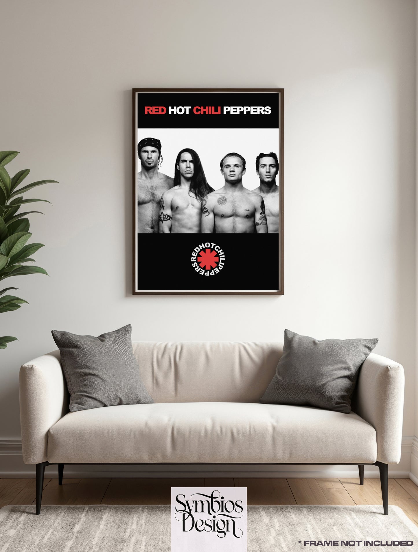 Red Hot Chili Peppers - Rare Music Poster,  Music Decor, Band Memorabilia, Music Lover Gift