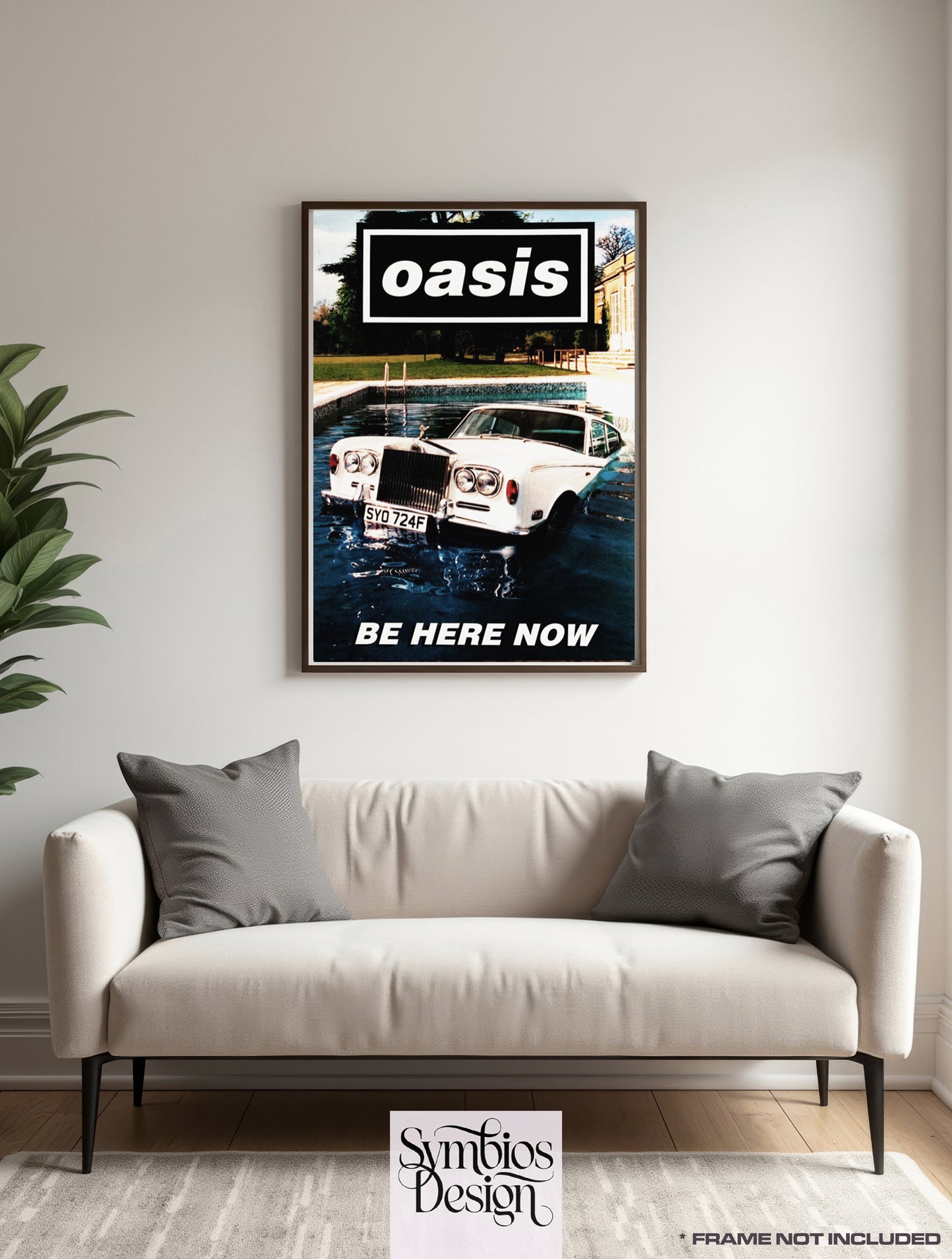 Oasis - Be Here Now - Rare Music Poster,  Music Decor, Band Memorabilia, Music Lover Gift