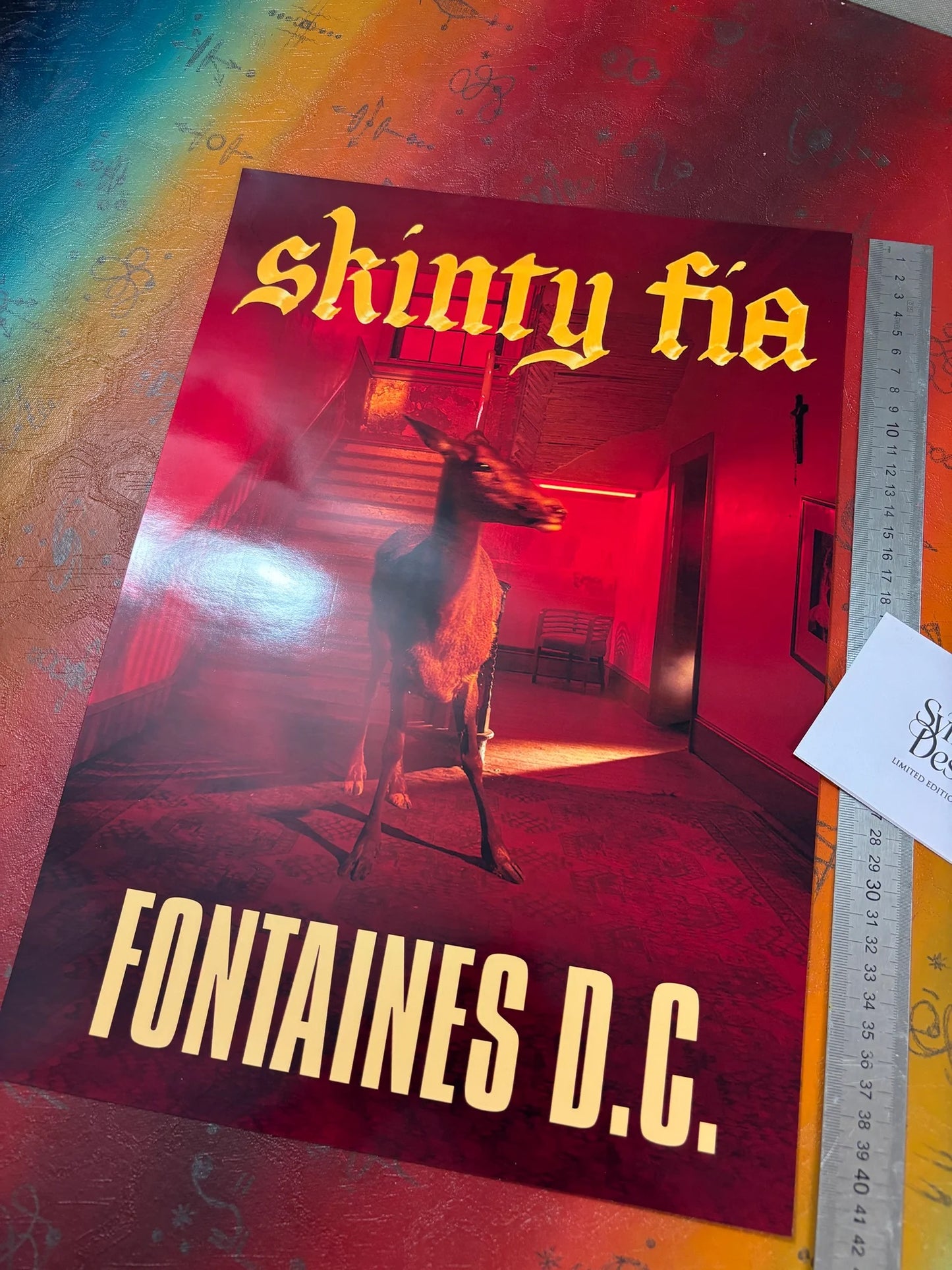 FONTAINES DC - SKINTY FIA  - Symbios Design - Rare Glossy Print