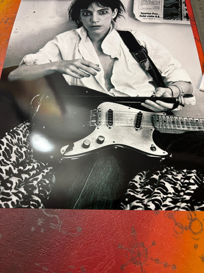 PATTI SMITH - NEW YORK - Symbios Design - Rare Glossy Print