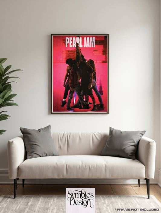 Pearl Jam - Ten - Rare Music Poster,  Music Decor, Band Memorabilia, Music Lover Gift