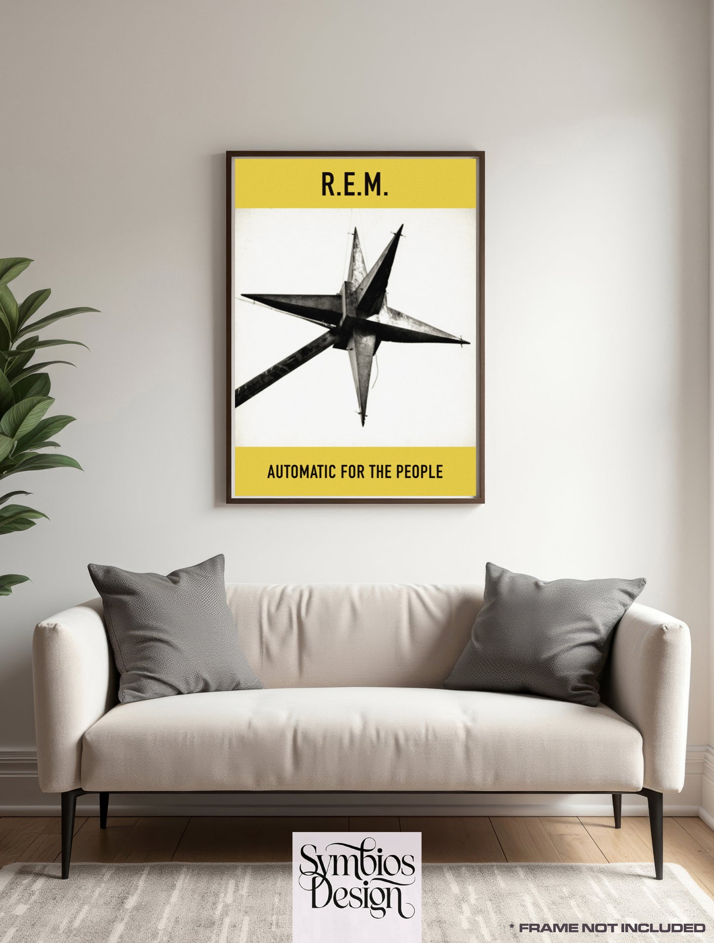 R.E.M. - Automatic for the People - Rare Music Poster,  Music Decor, Band Memorabilia, Music Lover Gift