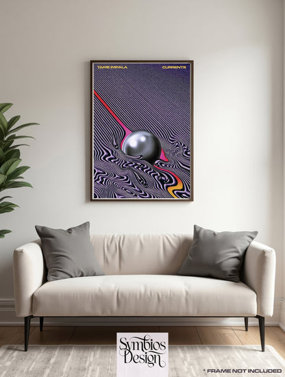 Tame Impala - Currents - Rare Music Poster,  Music Decor, Band Memorabilia, Music Lover Gift