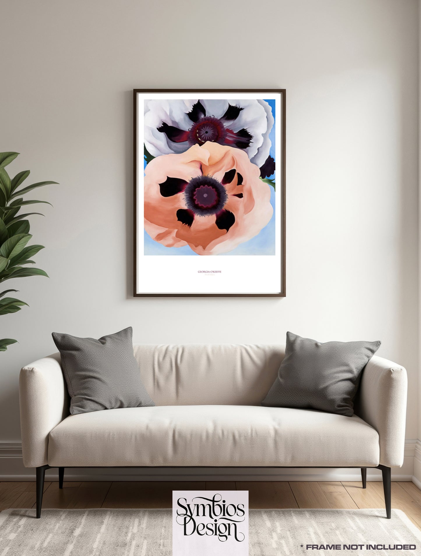 Georgia O'Keeffe - Poppies  - Mural Artwork - Decoration - Wall Art