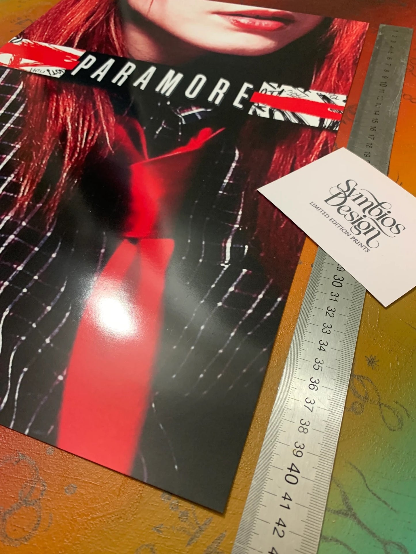 PARAMORE II - SYMBIOS DESIGN - RARE POSTER PHOTO PRINT