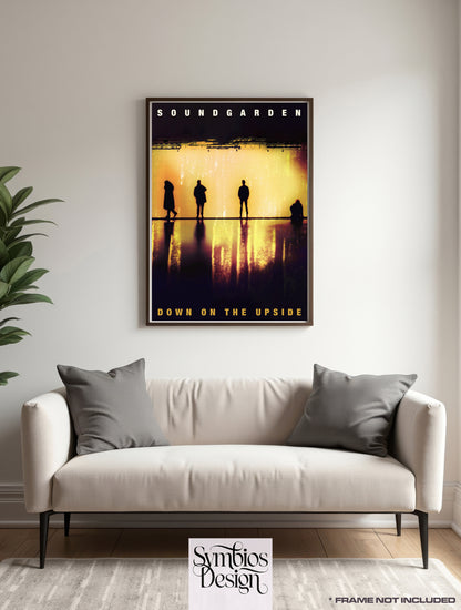 SOUNDGARDEN - Down on the Upside - Rare Music Poster,  Music Decor, Band Memorabilia, Music Lover Gift