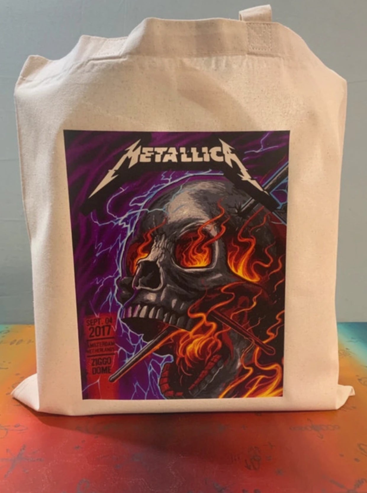 METALLICA - AMSTERDAM 2017 - Symbios Design Tote Bag