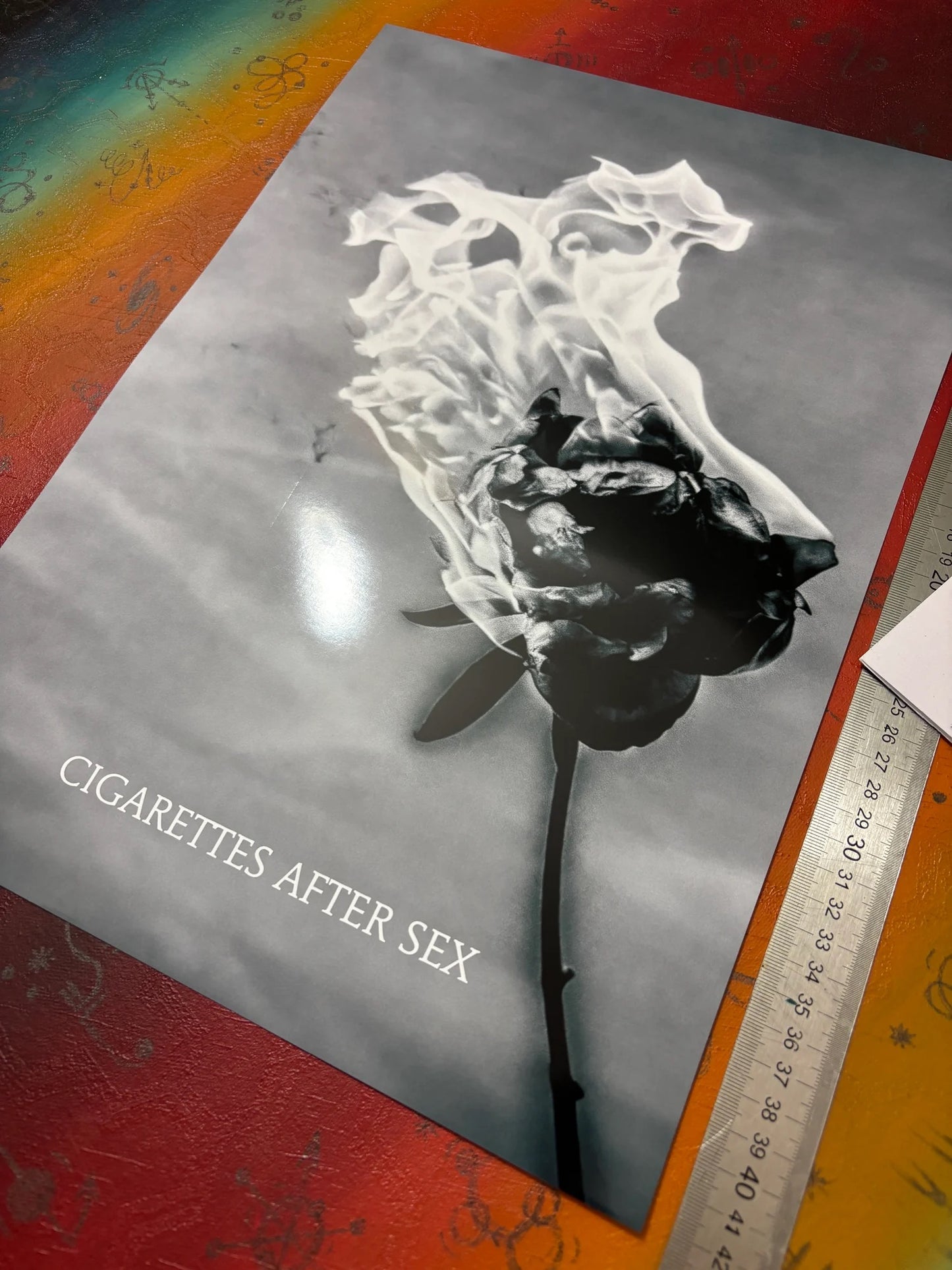 CIGARETTES AFTER SEX - BURN - Symbios Design - Rare Glossy Print