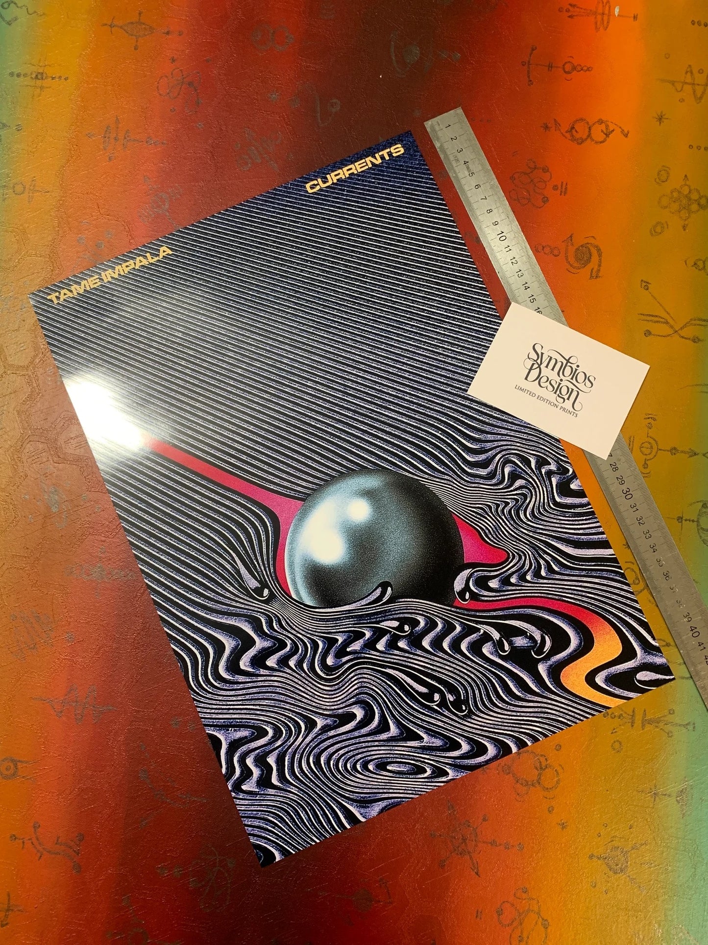 TAME IMPALA - CURRENTS - Symbios Design - Rare Glossy Print