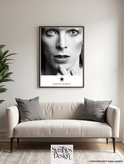 David Bowie - Rare Music Poster,  Music Decor, Band Memorabilia, Music Lover Gift