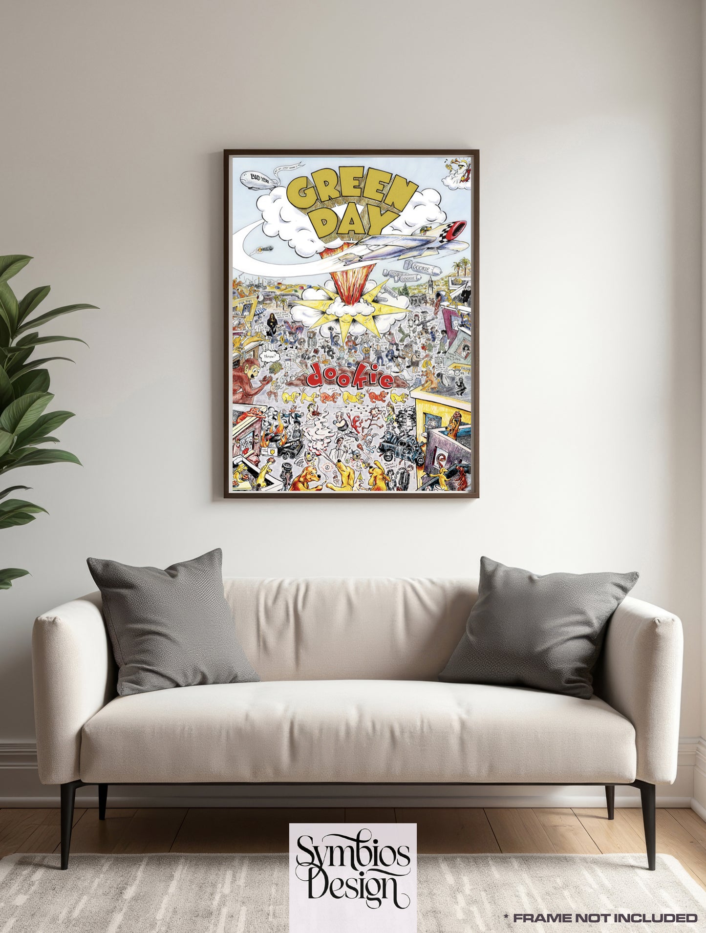 Green Day - Dookie  - Music Poster,  Music Decor, Band Memorabilia, Music Lover Gift