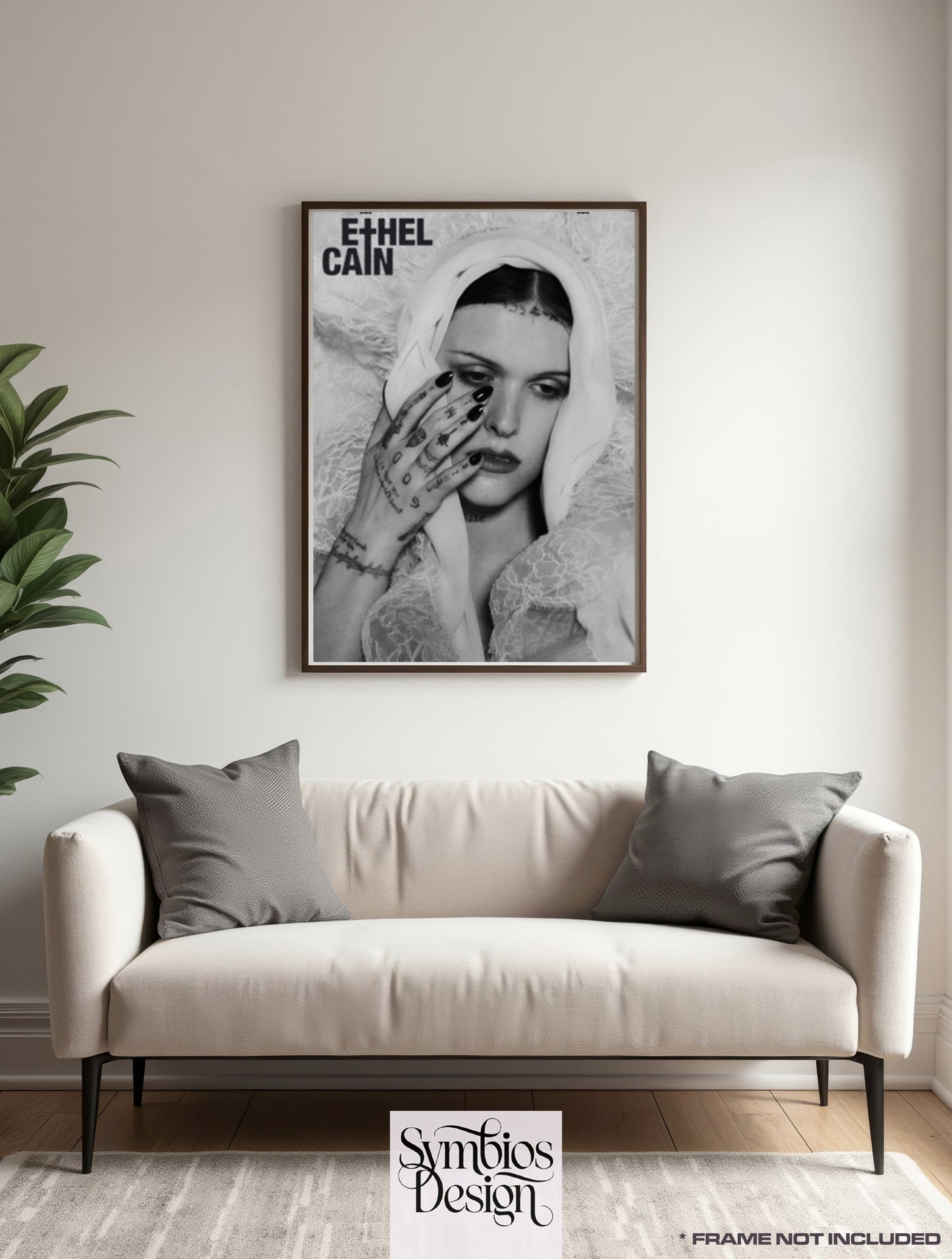 ETHEL CAIN - PORTRAIT - Rare Music Poster,  Music Decor, Band Memorabilia, Music Lover Gift