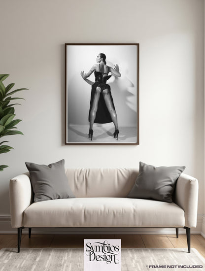 DUA LIPA - PORTRAIT - Rare Music Poster,  Music Decor, Band Memorabilia, Music Lover Gift