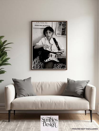 Patti Smith - Rare Music Poster,  Music Decor, Band Memorabilia, Music Lover Gift