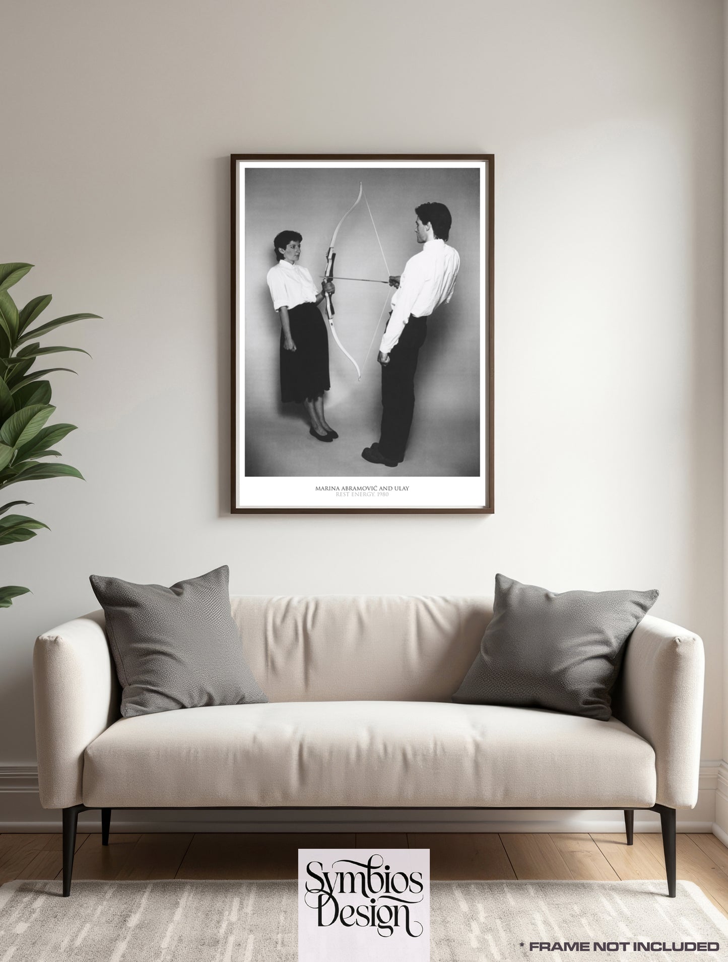 Marina Abramovic - Rest Energy - Rare Music Poster,  Music Decor, Band Memorabilia, Music Lover Gift