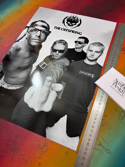 THE OFFSPRING  - Symbios Design - Rare Glossy Print