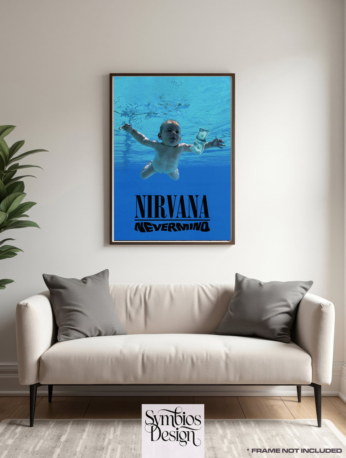 Nirvana - Nevermind - Rare Music Poster,  Music Decor, Band Memorabilia, Music Lover Gift