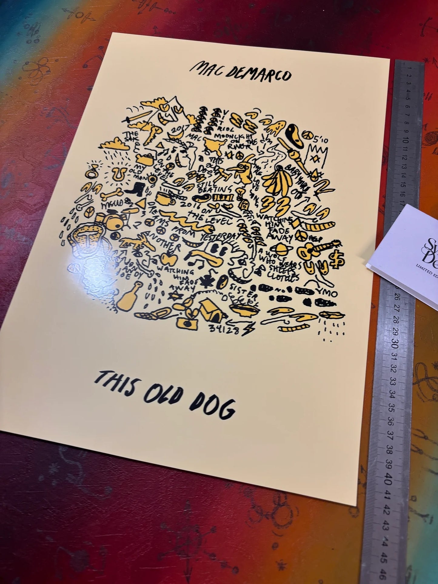 MAC DEMARCO - THIS OLD DOG - Symbios Design - Rare Glossy Print
