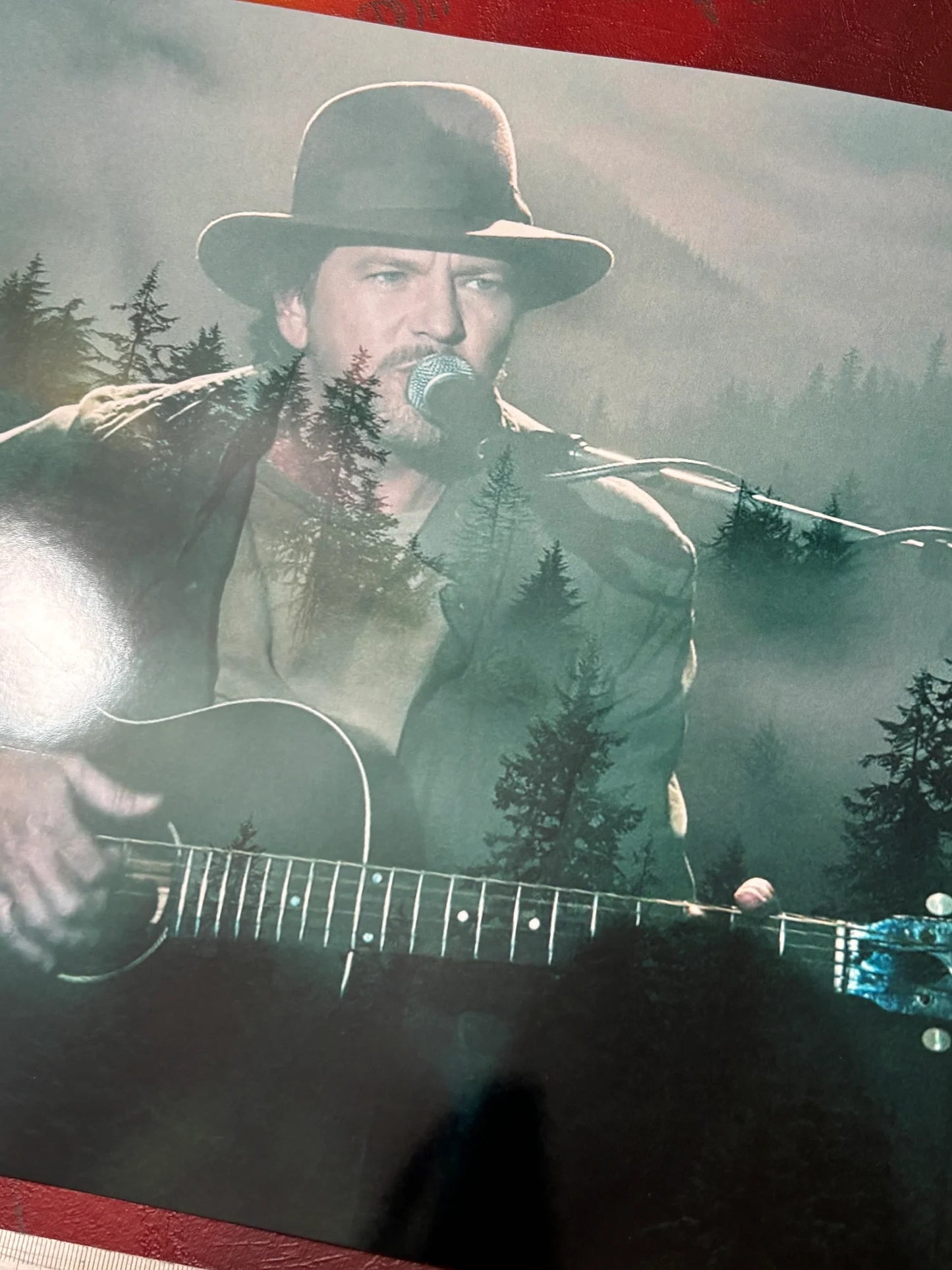 EDDIE VEDDER - TWIN PEAKS - PEARL JAM - Symbios Design - Rare Glossy Print