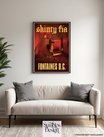FONTAINES DC - Skinty Fia - Music Poster,  Music Decor, Band Memorabilia, Music Lover Gift