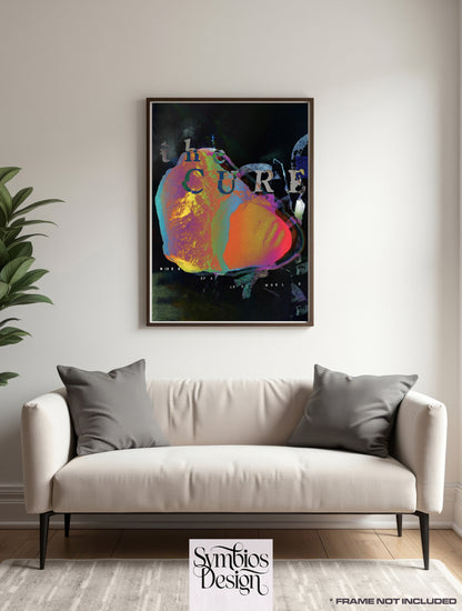 The Cure - Mixes of a lost world - Rare Music Poster,  Music Decor, Band Memorabilia, Music Lover Gift