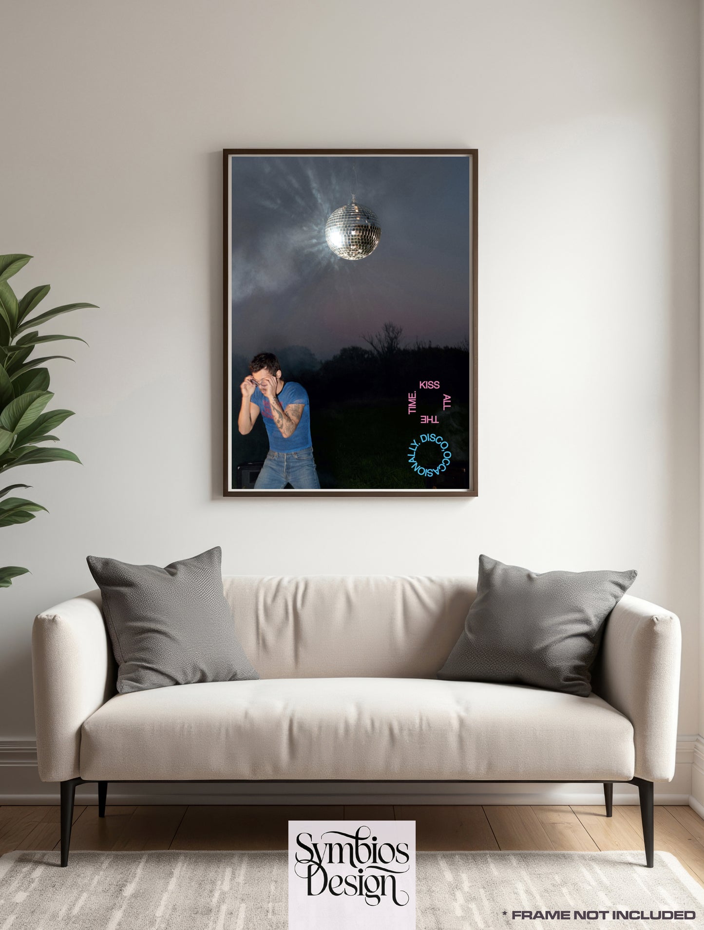 Harry Styles - Kiss All the Time. Disco, Occasionally - Rare Music Poster,  Music Decor, Band Memorabilia, Music Lover Gift
