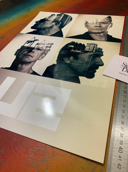 U2 - RARE - BONO - EDGE - Symbios Design - Rare Glossy Print