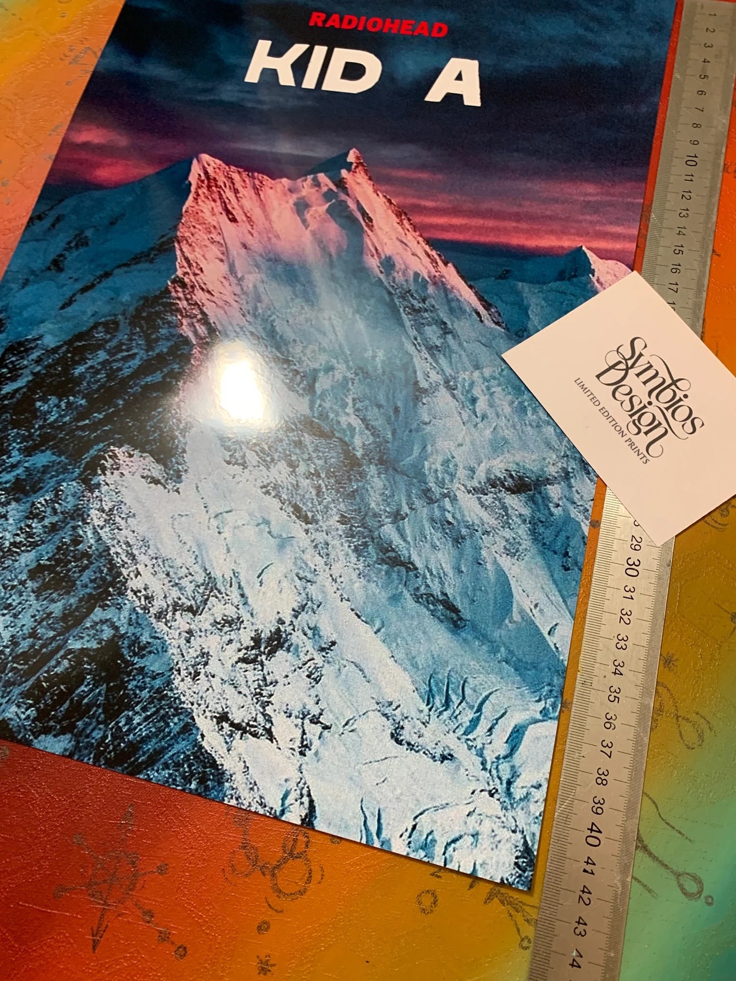 KID A - RADIOHEAD - ALT. EDITION - Symbios Design - Rare Glossy Print
