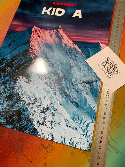 KID A - RADIOHEAD - ALT. EDITION - Symbios Design - Rare Glossy Print