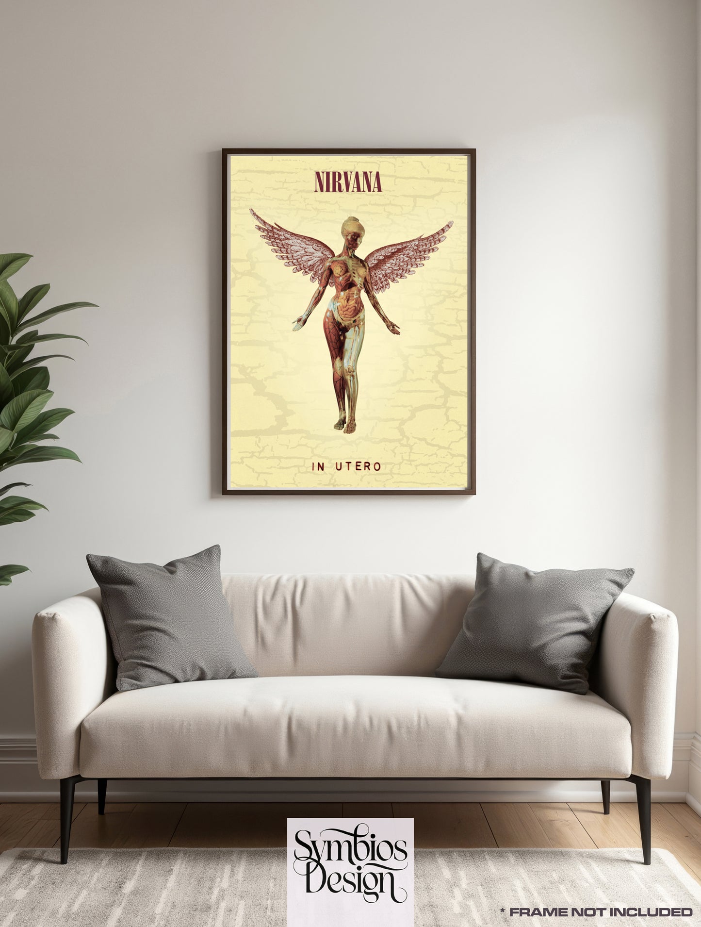 Nirvana - In Utero - Rare Music Poster,  Music Decor, Band Memorabilia, Music Lover Gift