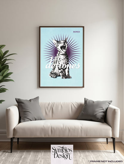 Deftones - Bored - Rare Music Poster,  Music Decor, Band Memorabilia, Music Lover Gift
