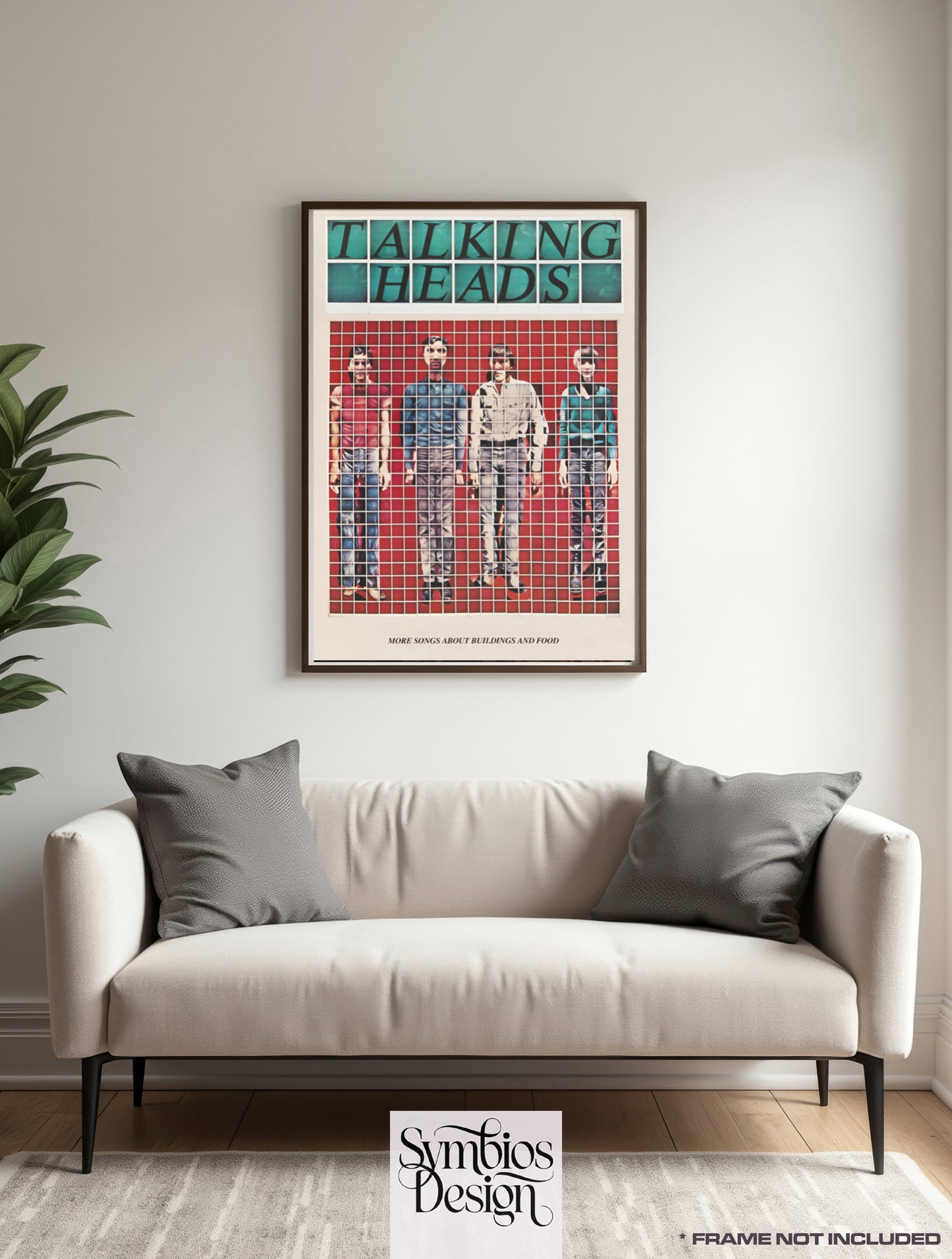Talking Heads - Rare Music Poster,  Music Decor, Band Memorabilia, Music Lover Gift