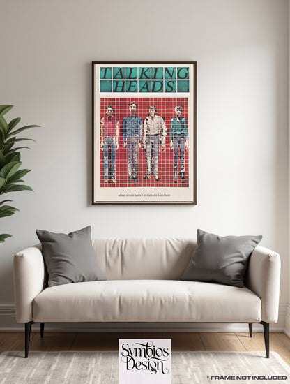 Talking Heads - Rare Music Poster,  Music Decor, Band Memorabilia, Music Lover Gift