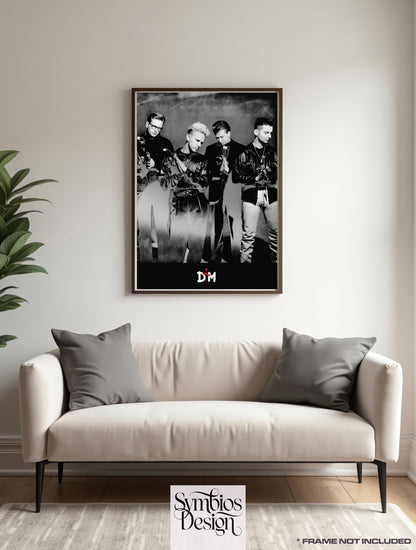 DEPECHE MODE - VIOLATOR- Rare Music Poster,  Music Decor, Band Memorabilia, Music Lover Gift