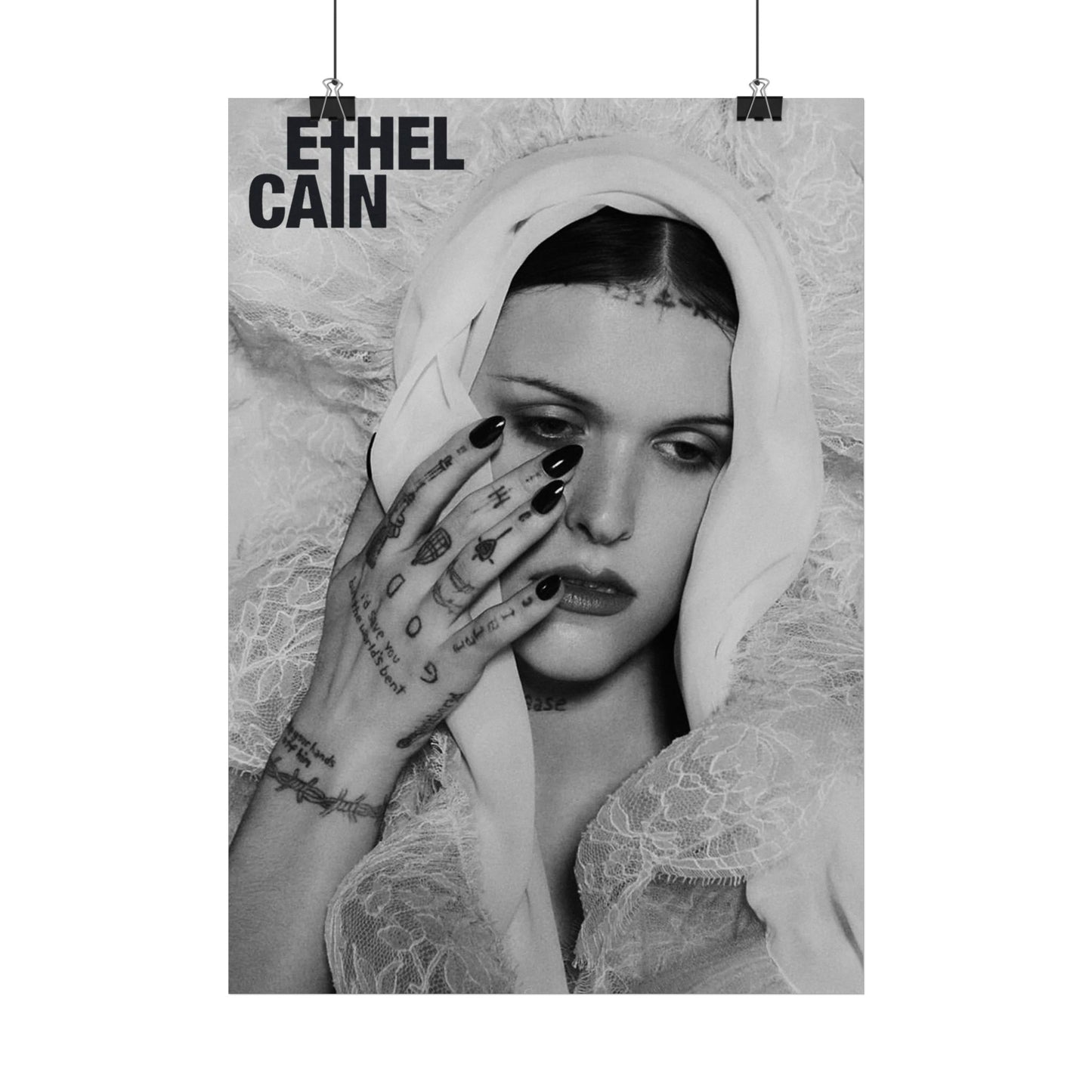 ETHEL CAIN - PORTRAIT - Rare Music Poster,  Music Decor, Band Memorabilia, Music Lover Gift