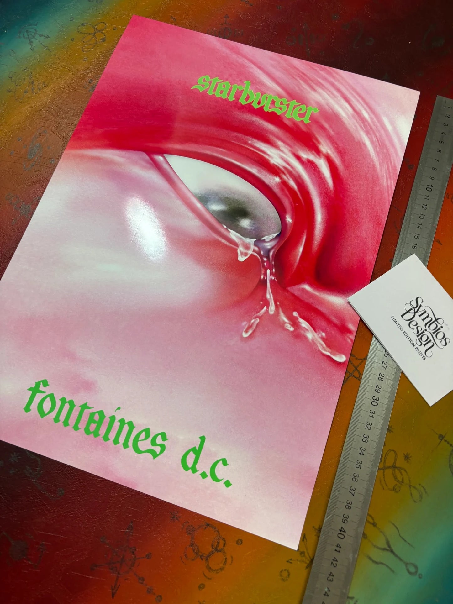 FONTAINES DC - STARBURSTER  - Symbios Design - Rare Glossy Print