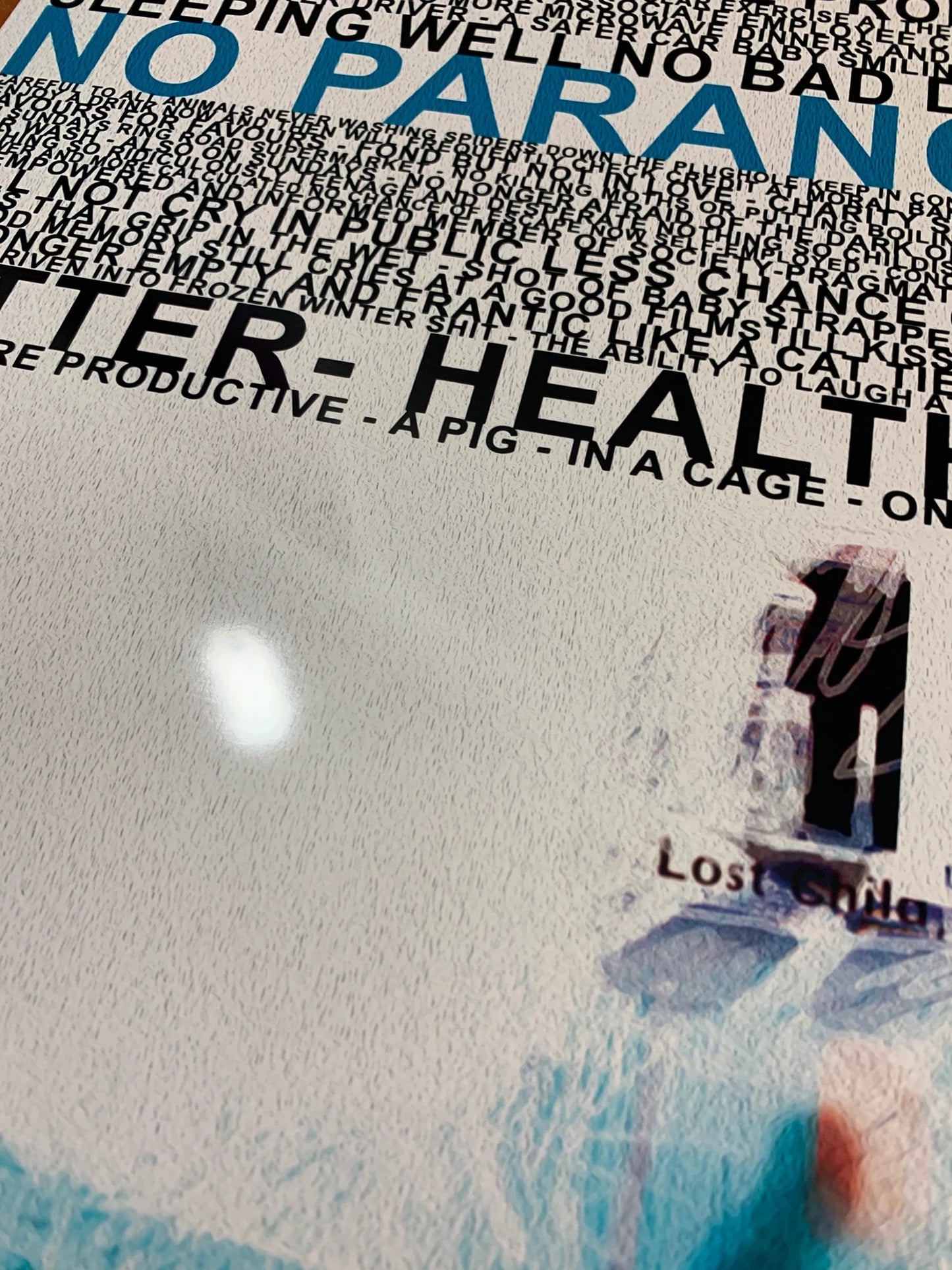 RADIOHEAD - OK COMPUTER - Symbios Design - Rare Glossy Print