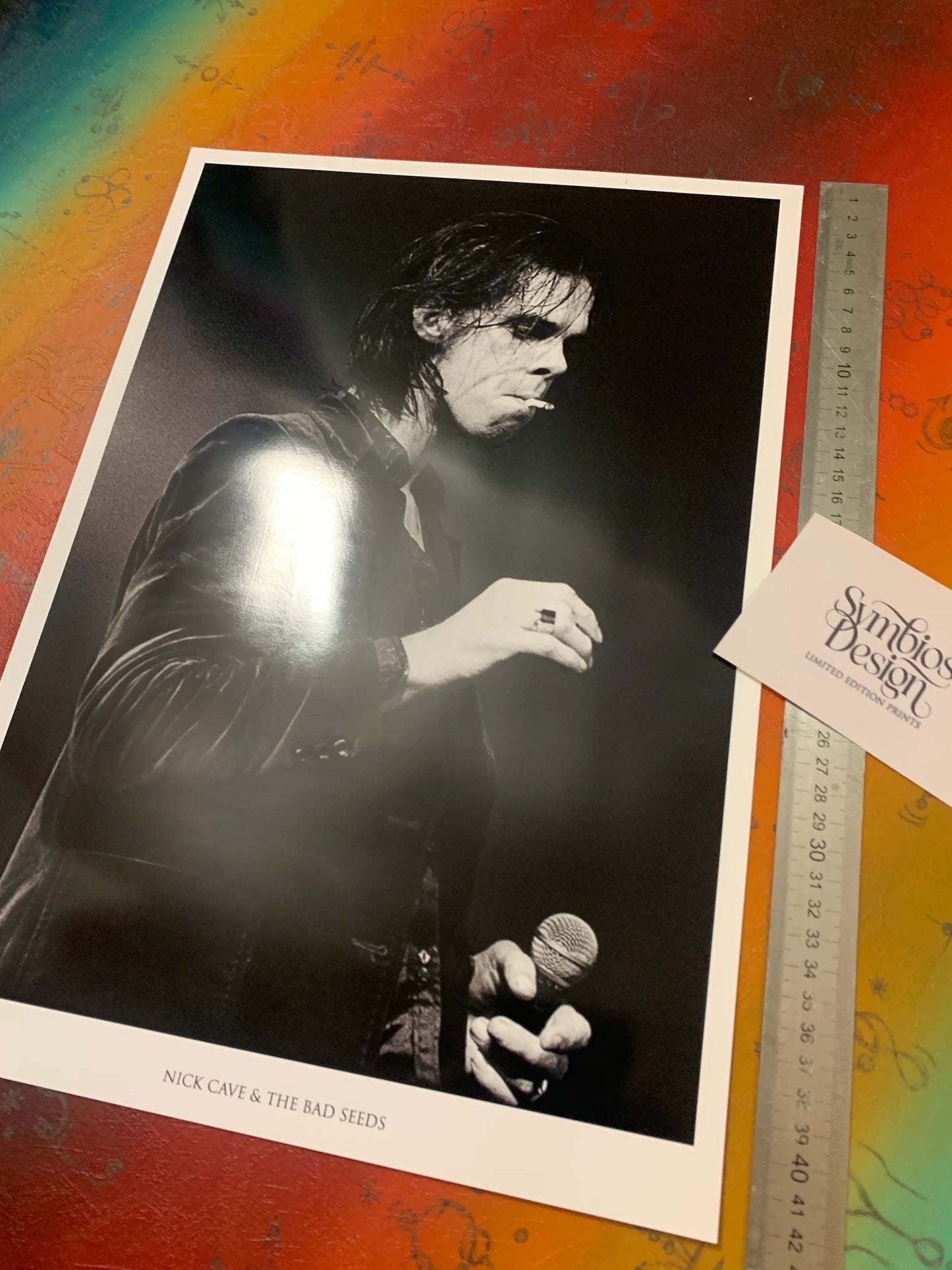NICK CAVE AND THE BAD SEEDS - LIVE - Symbios Design - Rare Glossy Print