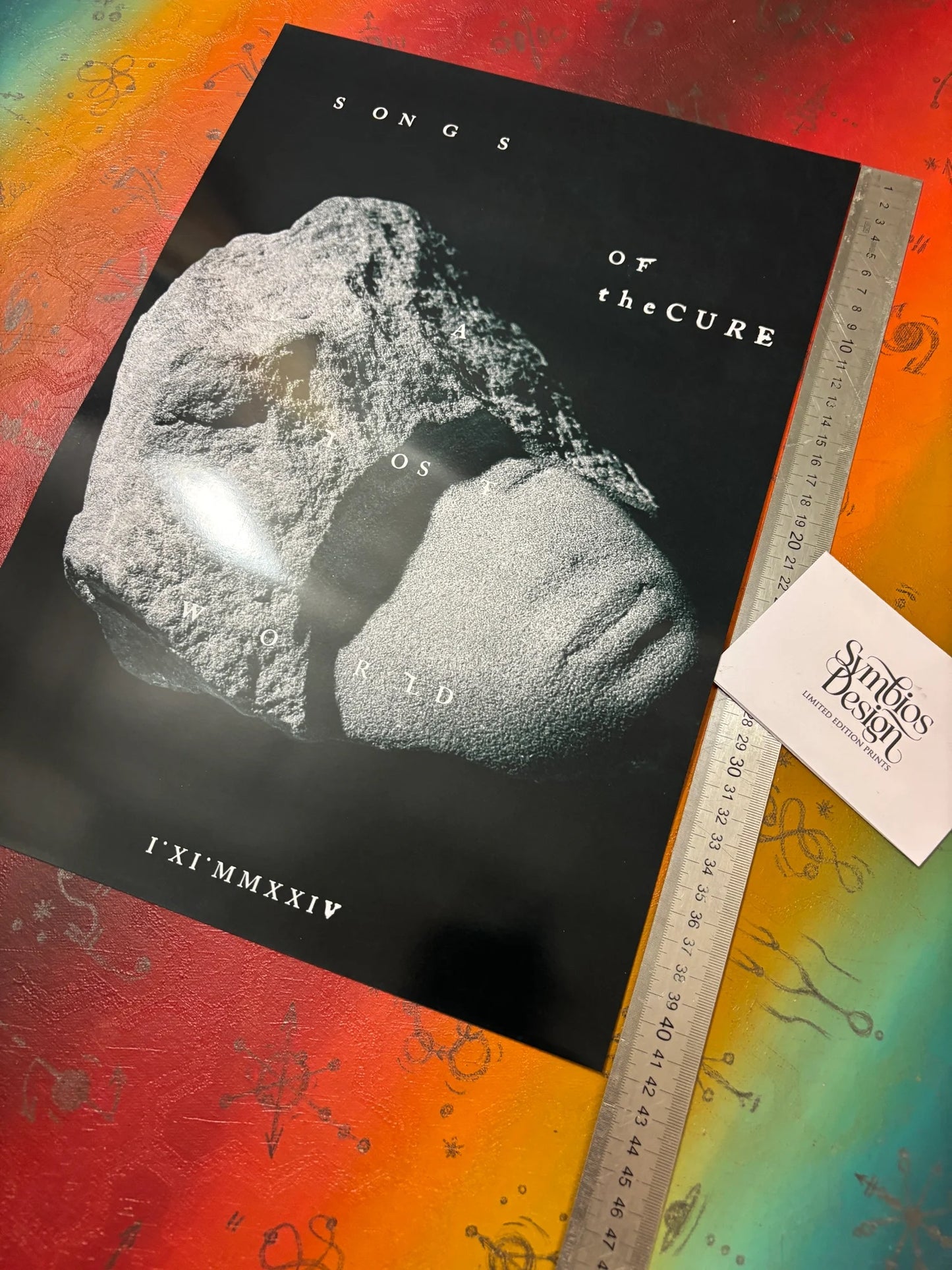 THE CURE - SONGS OF A LOST WORLD - Symbios Design - Rare Glossy Print