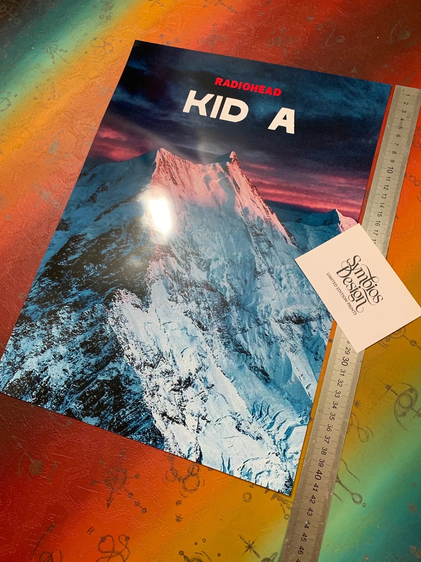 KID A - RADIOHEAD - ALT. EDITION - Symbios Design - Rare Glossy Print