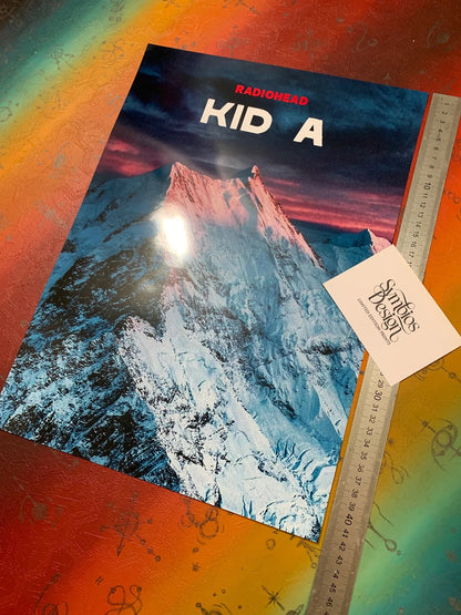 KID A - RADIOHEAD - ALT. EDITION - Symbios Design - Rare Glossy Print