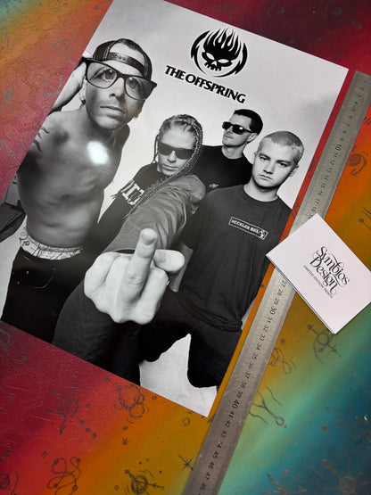 THE OFFSPRING  - Symbios Design - Rare Glossy Print