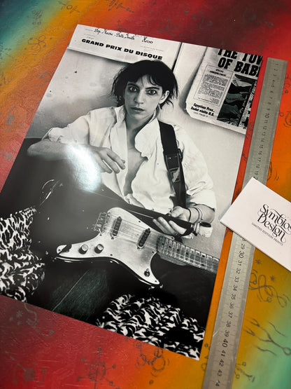 PATTI SMITH - NEW YORK - Symbios Design - Rare Glossy Print