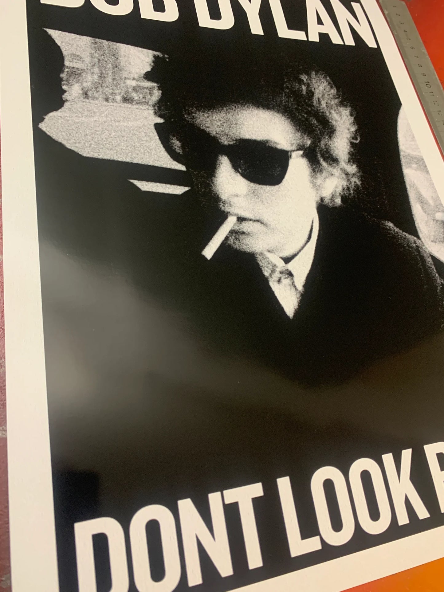 BOB DYLAN - DON'T LOOK BACK - Symbios Design - Rare Glossy Print