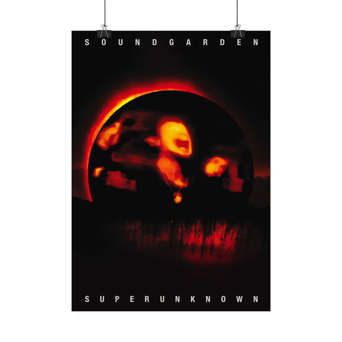 Soundgarden - Superunknown - Rare Music Poster,  Music Decor, Band Memorabilia, Music Lover Gift