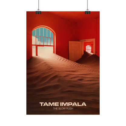 TAME IMPALA - The Slow Rush - Rare Music Poster,  Music Decor, Band Memorabilia, Music Lover Gift